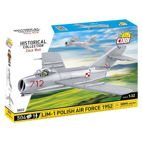 Cobi 5822 Cold War LIM-1 Polské letectvo 1952, 1:32, 504 k, 1 f