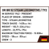 Cobi 6283 Parní lokomotiva DRB Class 52/TY-2, 1:35, 1723 k, 2 f