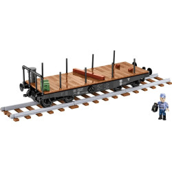 Cobi 6284 Schwerer plattformwagen type SSYS, 1:35, 424 k, 1 f