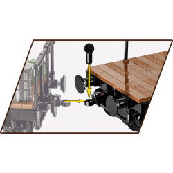 Cobi 6284 Schwerer plattformwagen type SSYS, 1:35, 424 k, 1 f
