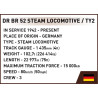 Cobi 6287 DRB Class 52 parní lokomotiva a návěstidlo, 1:35, 2747 k, 2 f