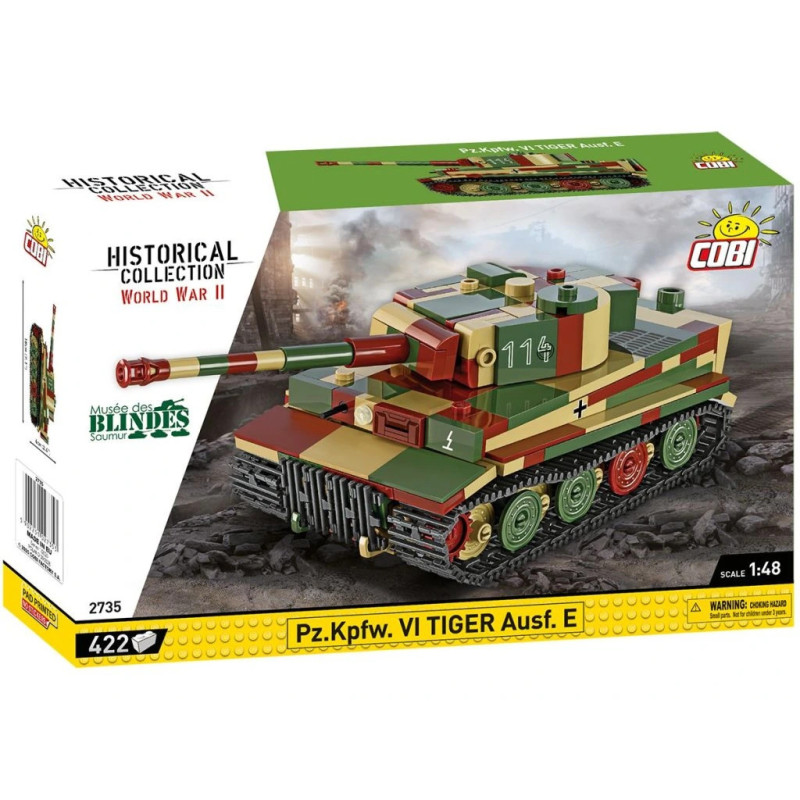 Cobi 2735 II WW Pz.Kpfw. VI Tiger Ausf. E (Sd.Kfz 181), 2v1, 1:48, 422 k