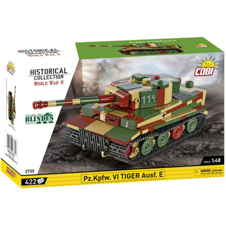 Cobi 2735 II WW Pz.Kpfw. VI Tiger Ausf. E (Sd.Kfz 181), 2v1, 1:48, 422 k
