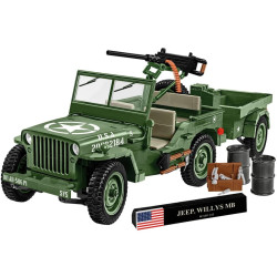 Cobi 2804 Willys MB s přívěsem 1:12, 1580 k EXECUTIVE EDITION