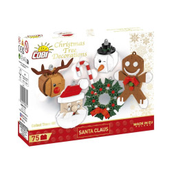 Cobi 20011 Ozdoba na stromeček Santa Claus, 75 k