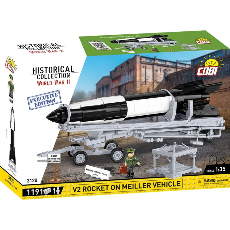 Cobi 3120 II WW Raketa V2 na podvozku Meiller, 1:35, 1191 k, 1 f, EXECUTIVE EDITION