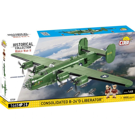 Cobi 5739 II WW Consolidated B-24D Liberator, 1:48, 1445 k, 2 f