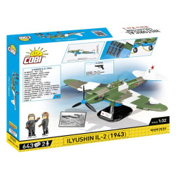 Cobi 5745 II WW Iljušin IL-2 (1943), 1:32, 643 k, 2 f